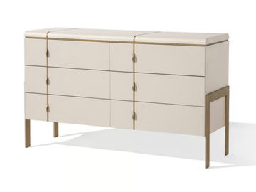 ALTHEA D - Wooden chest of drawers by Carpanese Home - view 2